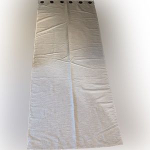 Set of Two Grey window curtains 85”